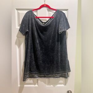 Free people oversized velvet Tee
